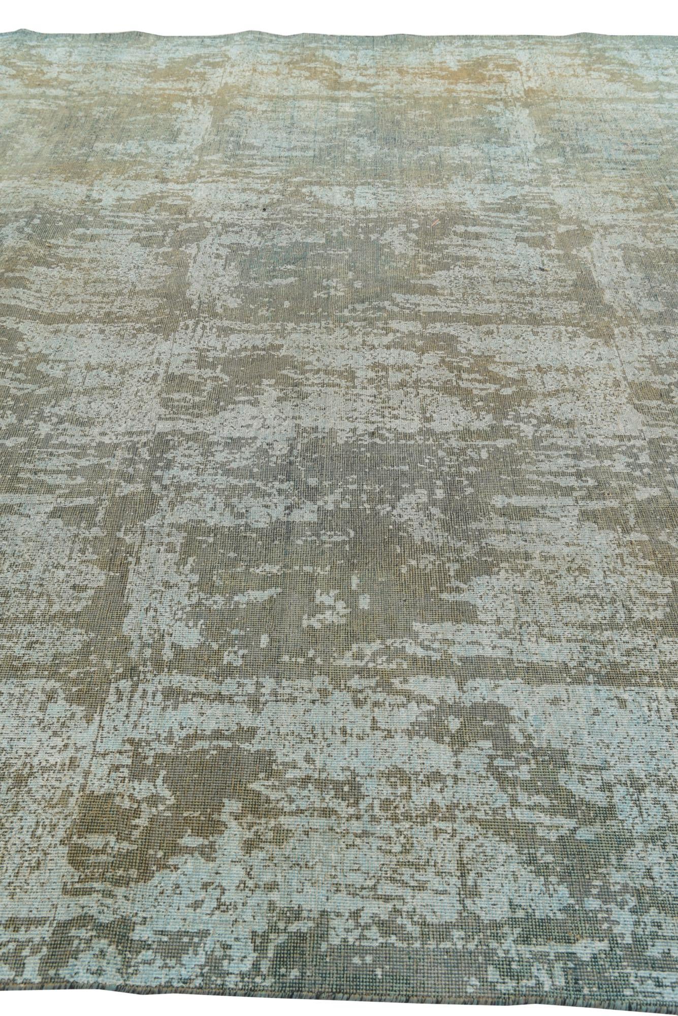 9' 7 x 12' 4 Hand Knotted Ultra Vintage Persian Wool Rug