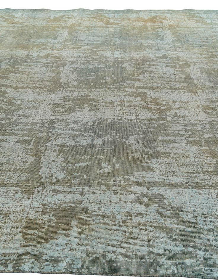 Detail image of 9' 7 x 12' 4  Hand Knotted Ultra Vintage Persian Wool Rug