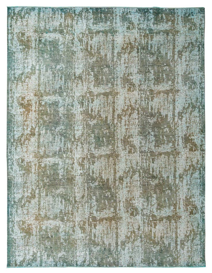 Detail image of 9' 7 x 12' 4 Hand Knotted Ultra Vintage Persian Wool Rug