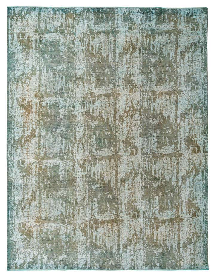 9' 7 x 12' 4 Hand Knotted Ultra Vintage Persian Wool Rug