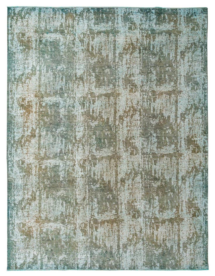 Detail image of 9' 7 x 12' 4 Hand Knotted Ultra Vintage Persian Wool Rug