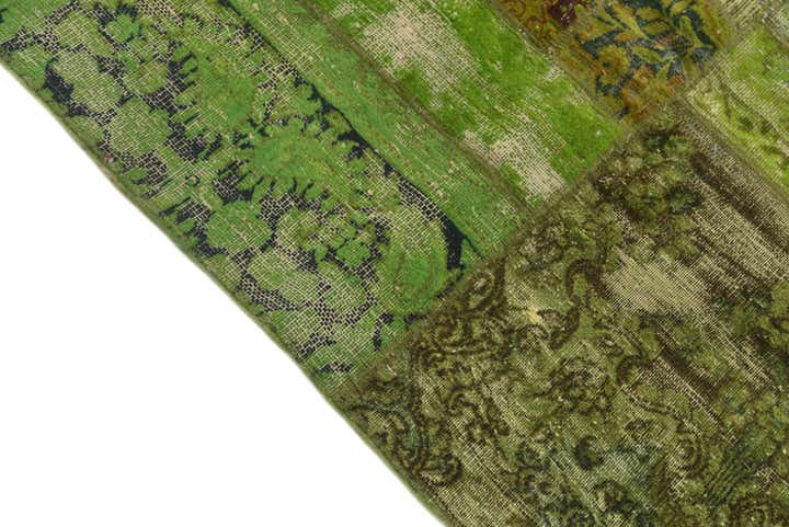 5' 9 x 8' 3 Hand Knotted Ultra Vintage Persian Wool Rug