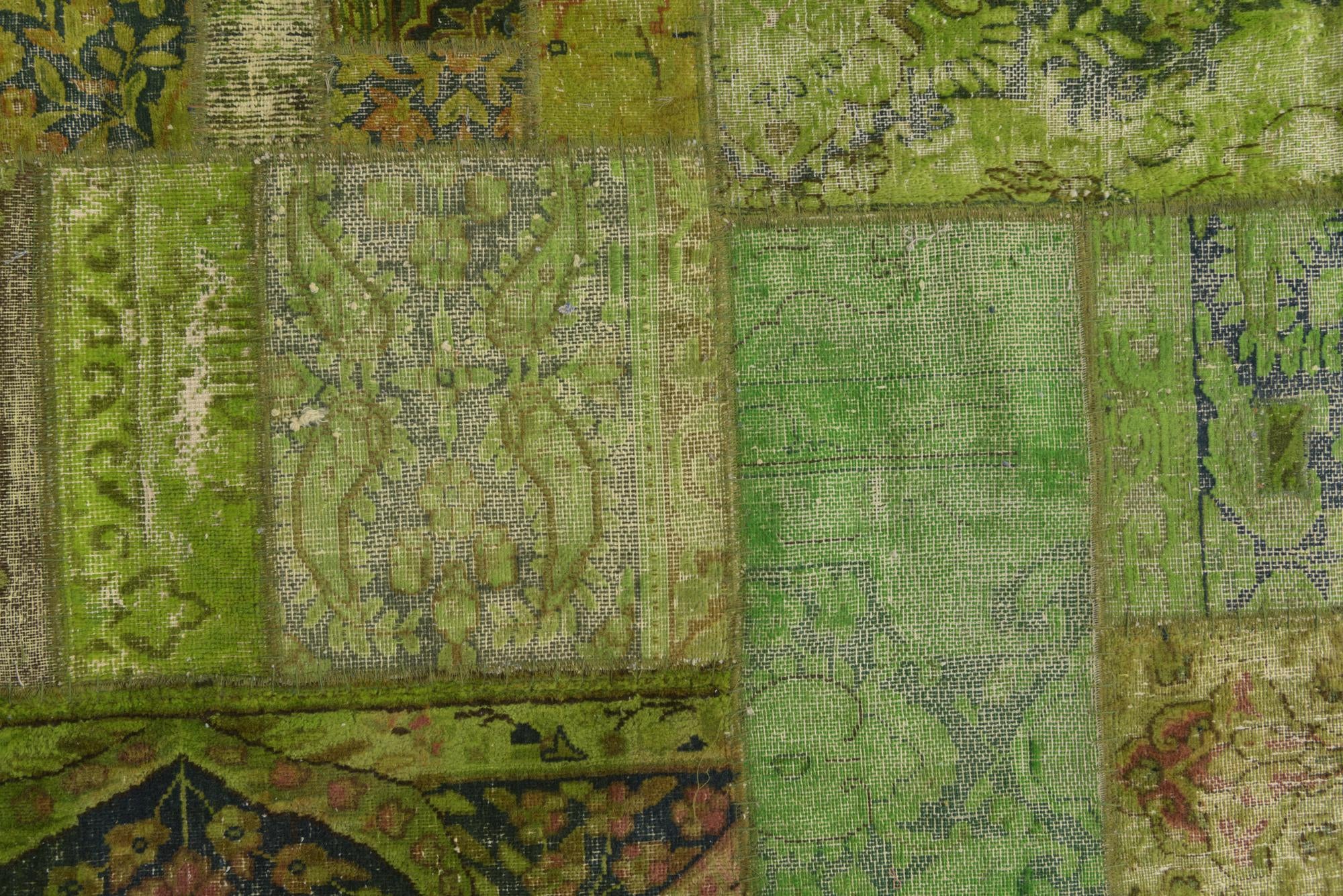 5' 9 x 8' 3 Hand Knotted Ultra Vintage Persian Wool Rug