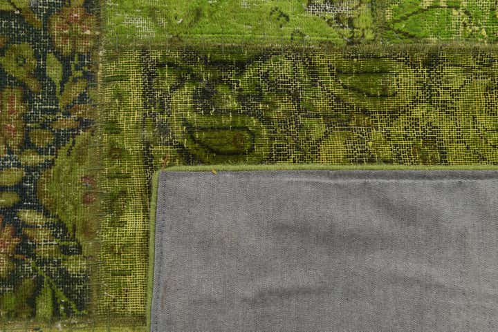 5' 9 x 8' 3 Hand Knotted Ultra Vintage Persian Wool Rug