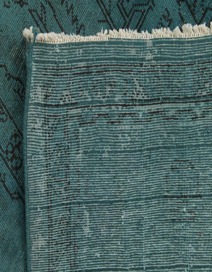 Detail image of 9' 9 x 13'  Hand Knotted Ultra Vintage Persian Wool Rug