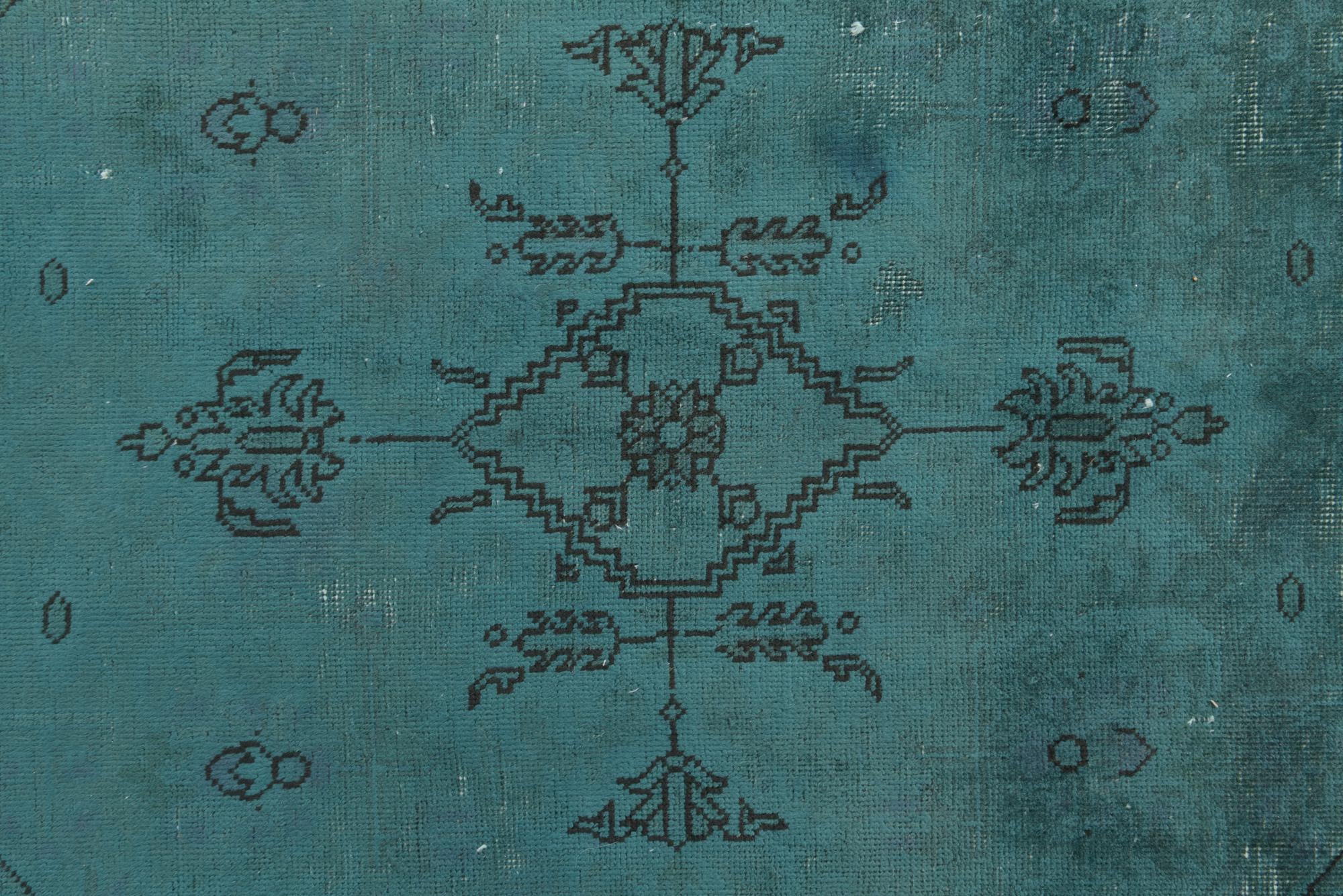 9' 9 x 13' Hand Knotted Ultra Vintage Persian Wool Rug