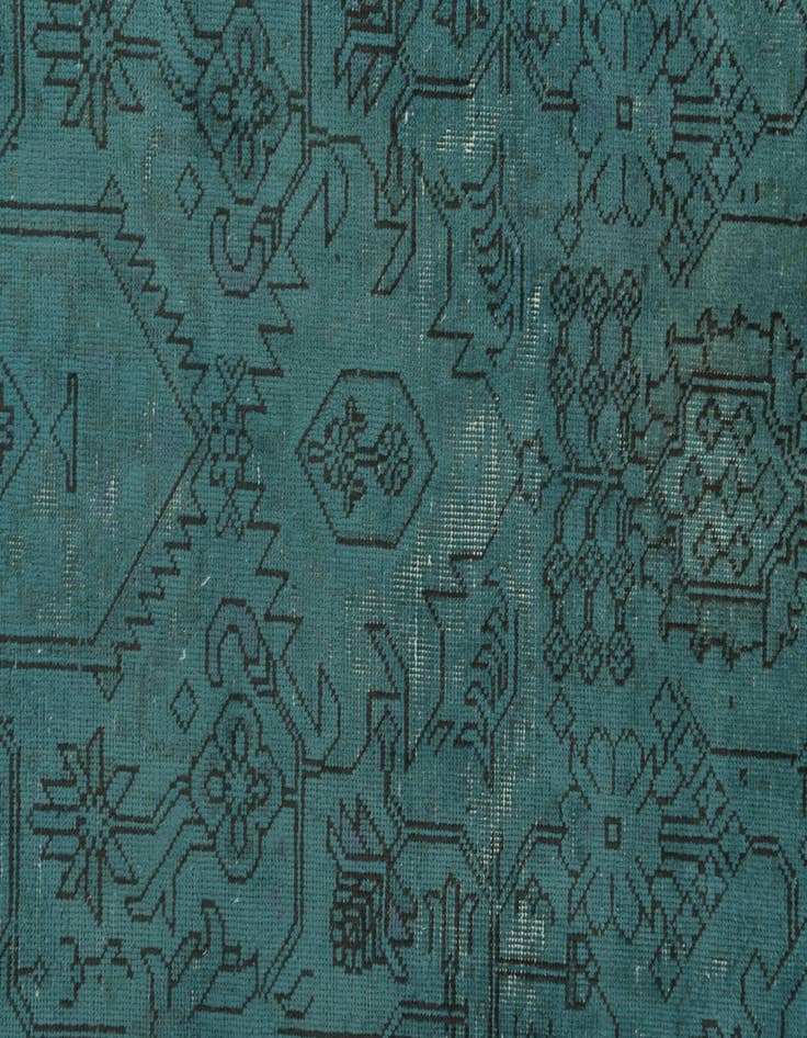 Detail image of 9' 9 x 13'  Hand Knotted Ultra Vintage Persian Wool Rug