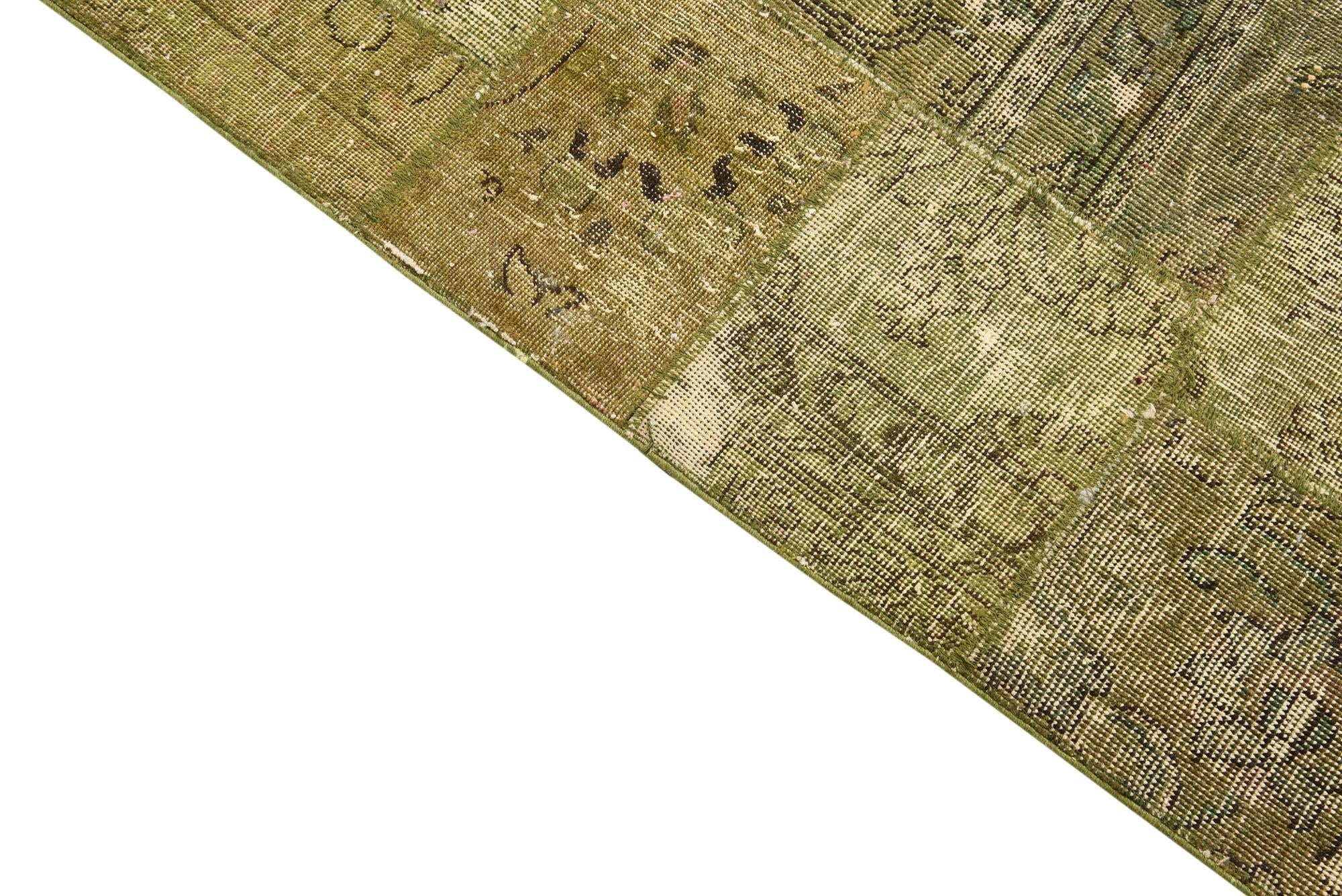 8' 8 x 9' 10 Hand Knotted Ultra Vintage Persian Wool Rug