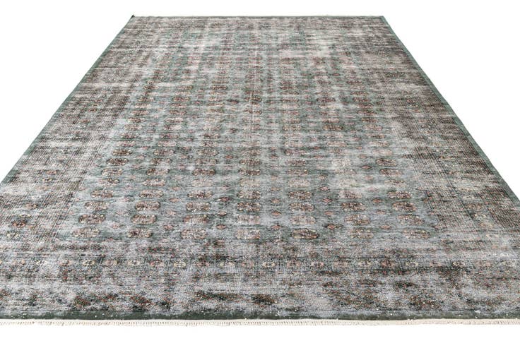 Detail image of 9' 1 x 11' 10 Hand Knotted Ultra Vintage Persian Wool Rug