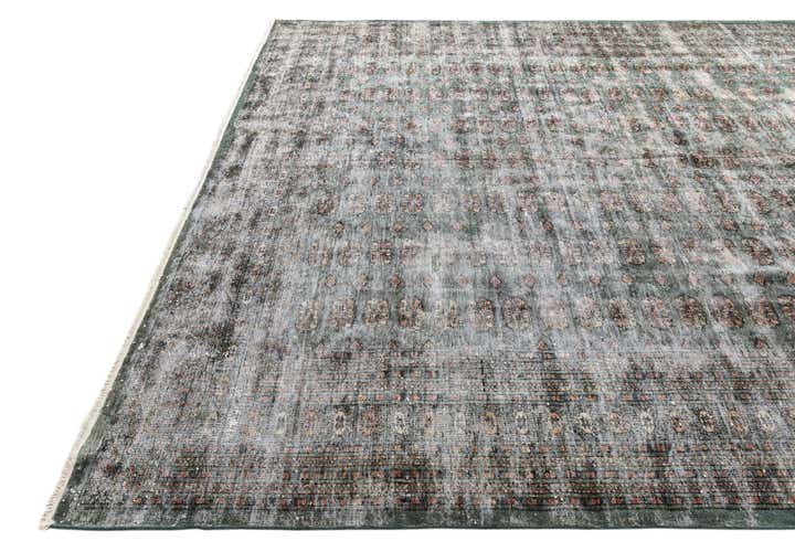 9' 1 x 11' 10 Hand Knotted Ultra Vintage Persian Wool Rug