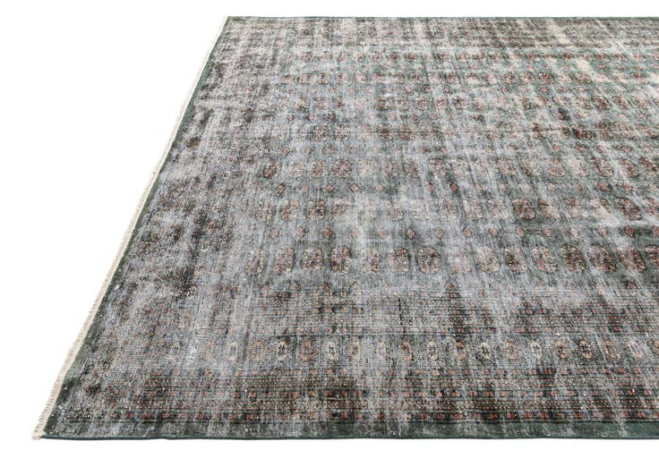 Detail image of 9' 1 x 11' 10 Hand Knotted Ultra Vintage Persian Wool Rug