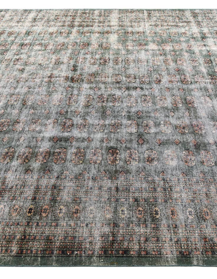 Detail image of 9' 1 x 11' 10  Hand Knotted Ultra Vintage Persian Wool Rug