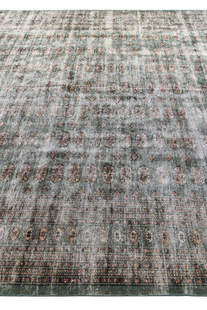 9' 1 x 11' 10 Hand Knotted Ultra Vintage Persian Wool Rug