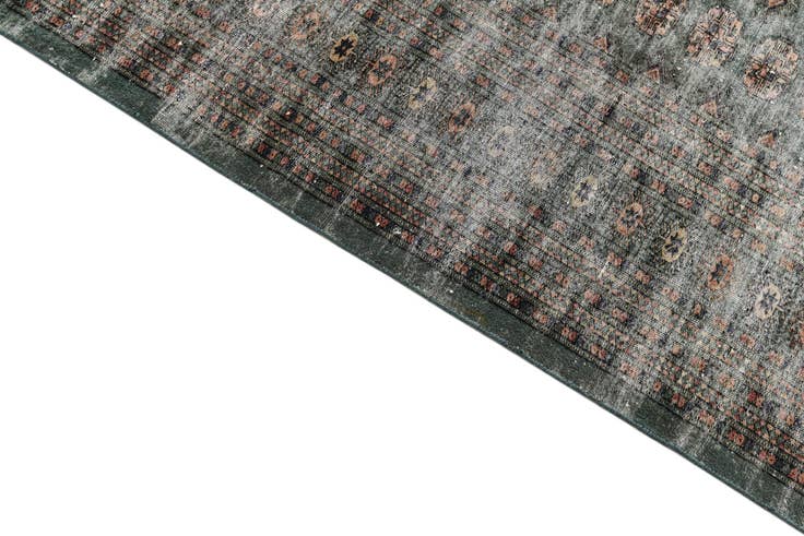 Detail image of 9' 1 x 11' 10 Hand Knotted Ultra Vintage Persian Wool Rug