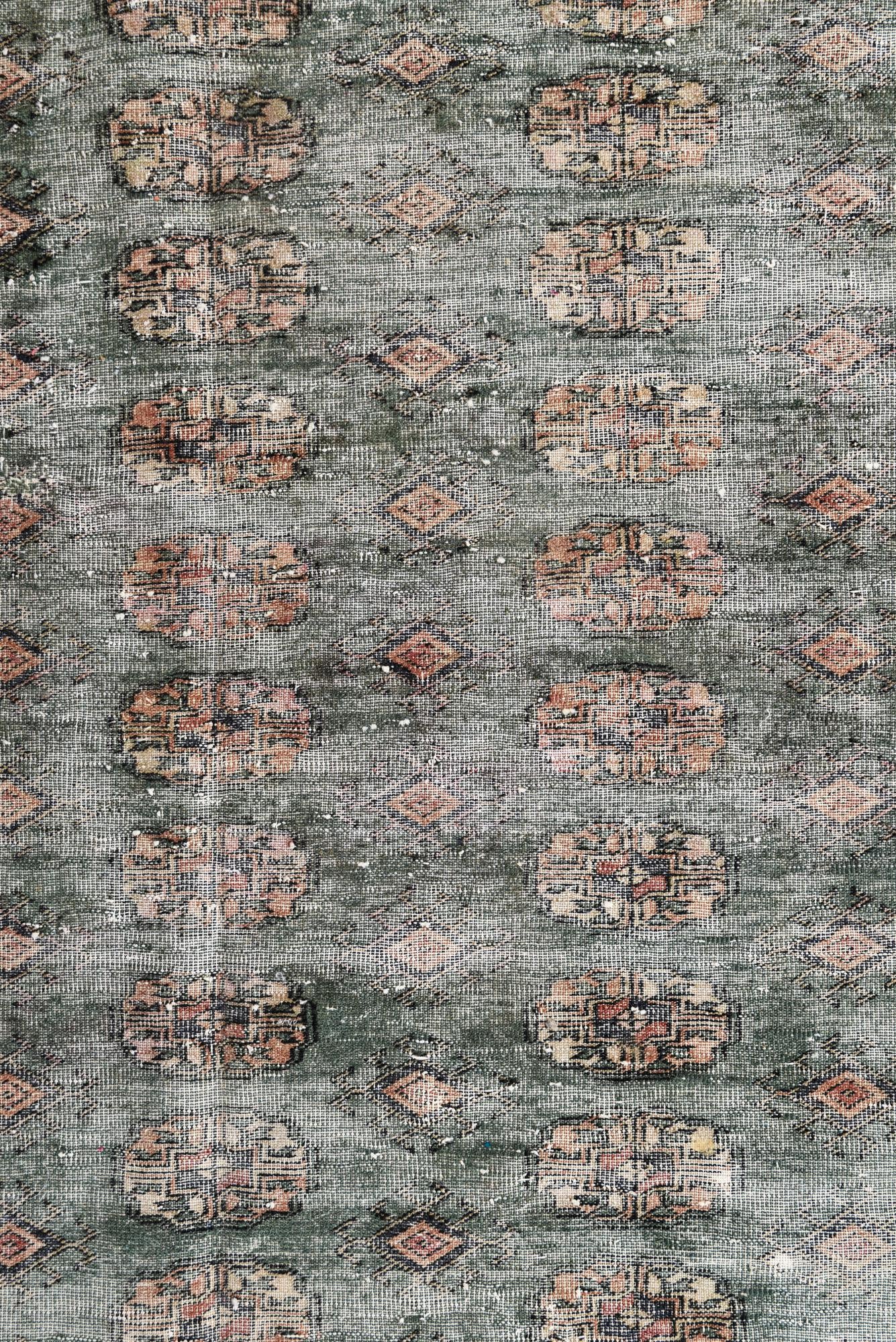 9' 1 x 11' 10 Hand Knotted Ultra Vintage Persian Wool Rug