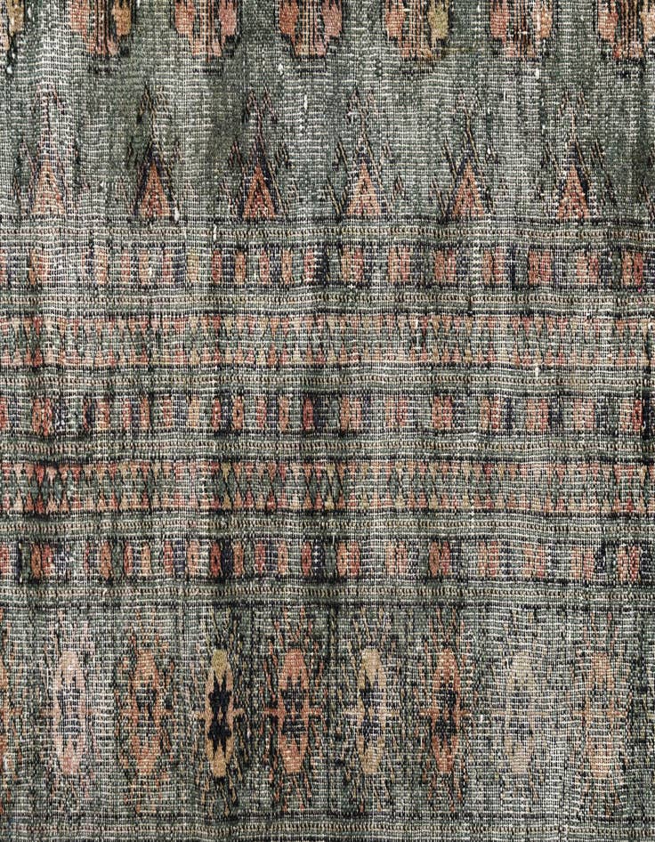 Detail image of 9' 1 x 11' 10  Hand Knotted Ultra Vintage Persian Wool Rug