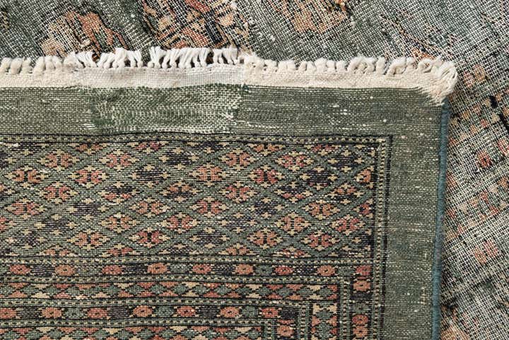 9' 1 x 11' 10 Hand Knotted Ultra Vintage Persian Wool Rug