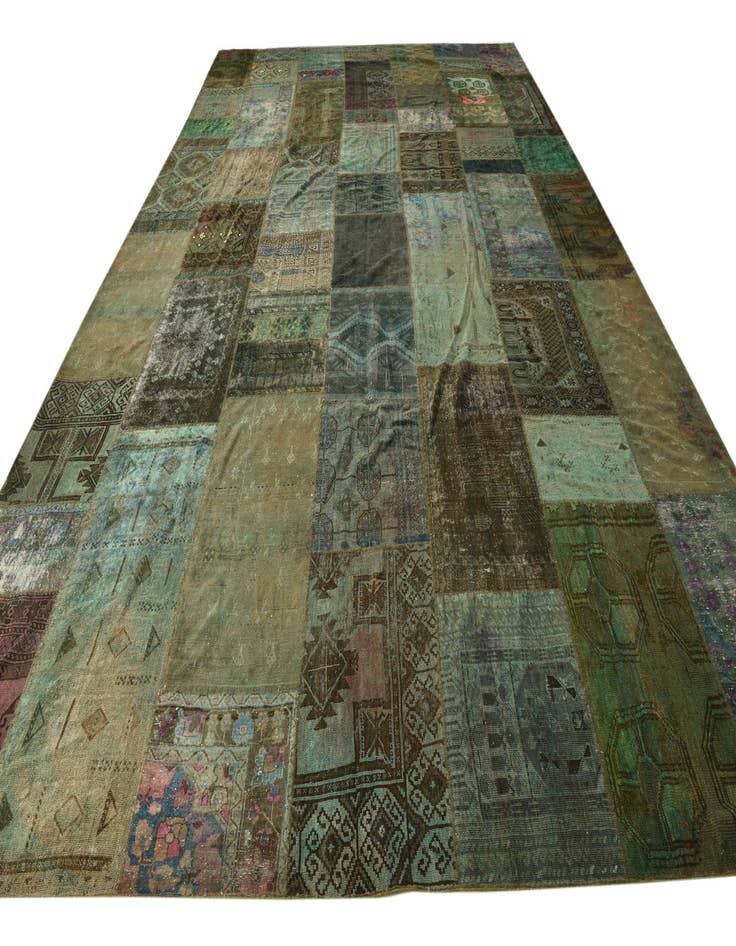 Detail image of 11' 8 x 18' 3 Hand Knotted Ultra Vintage Persian Wool Rug