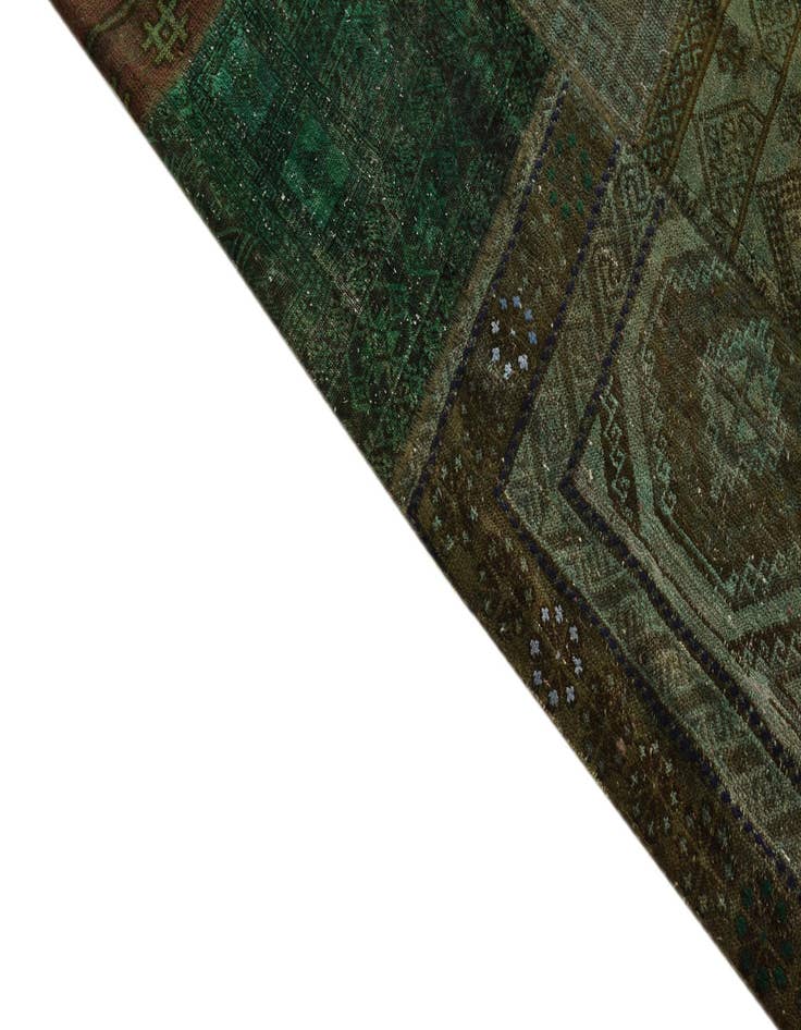 Detail image of 11' 8 x 18' 3 Hand Knotted Ultra Vintage Persian Wool Rug