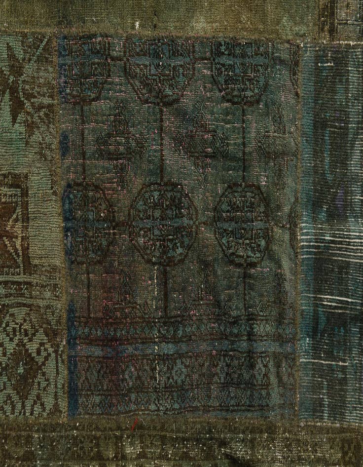 Detail image of 11' 8 x 18' 3 Hand Knotted Ultra Vintage Persian Wool Rug