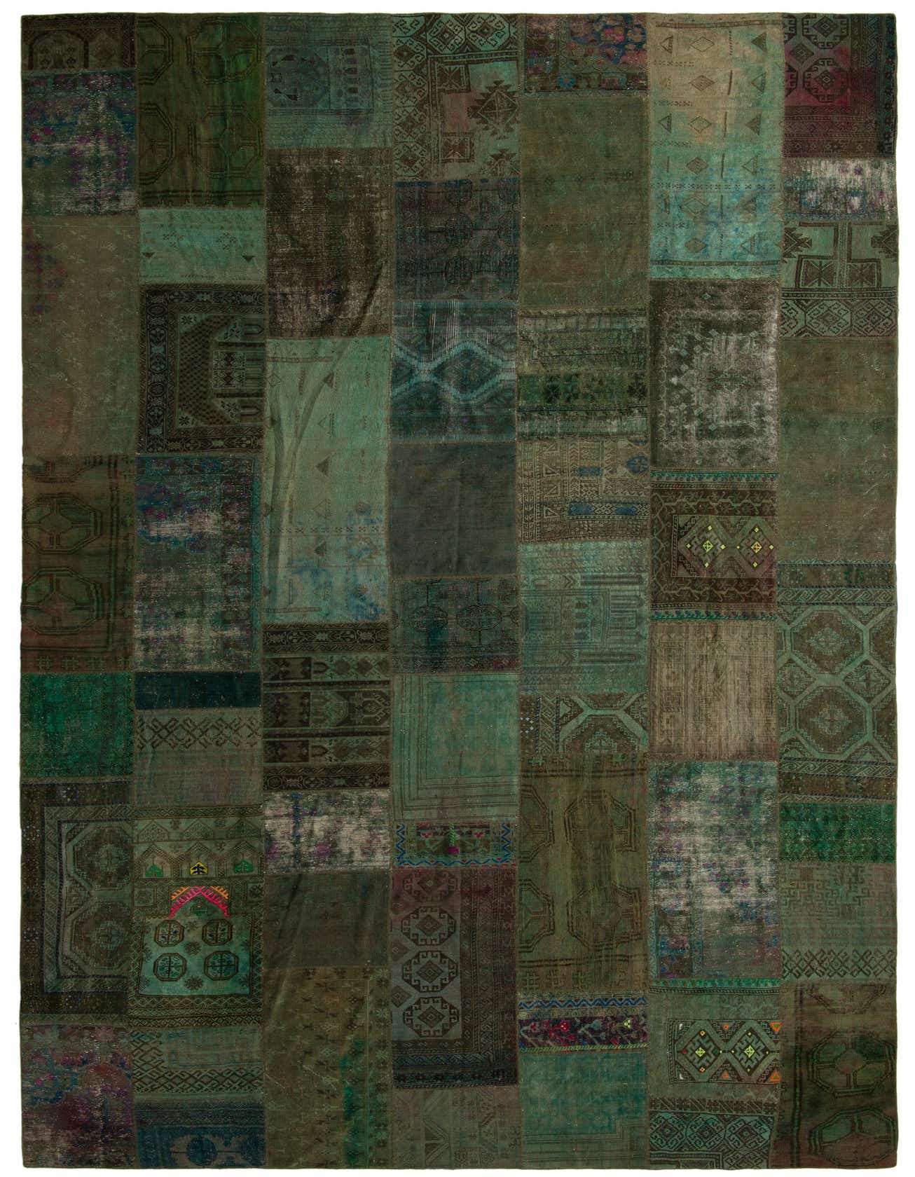 Primary image  11' 8 x 18' 3  Hand Knotted Ultra Vintage Persian Wool Rug