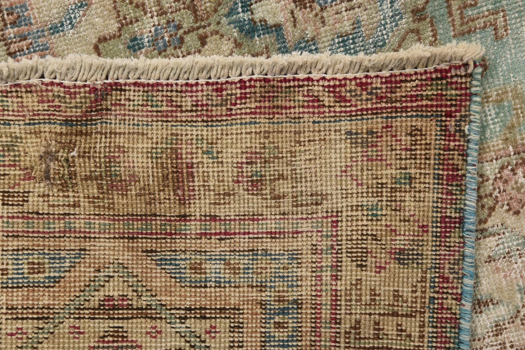 295cm x 385cm Hand Knotted Ultra Vintage Persian Wool Rug