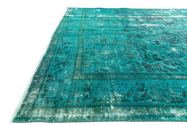 8' 10 x 12' 4 Hand Knotted Ultra Vintage Persian Wool Rug