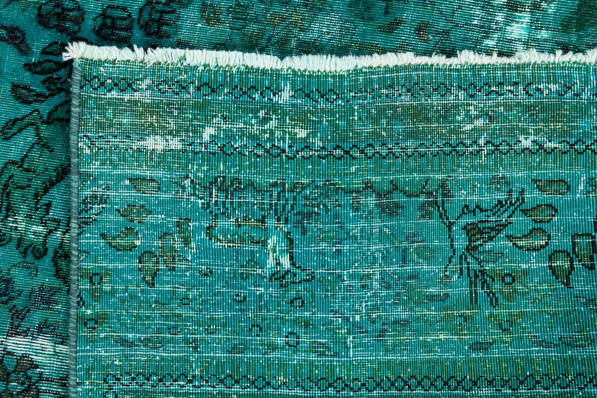 8' 10 x 12' 4 Hand Knotted Ultra Vintage Persian Wool Rug