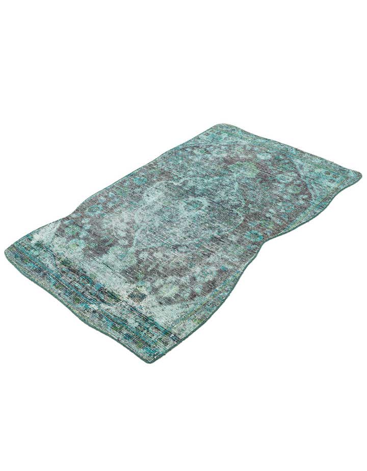 2' 10 x 4' 9 Hand Knotted Ultra Vintage Persian Wool Rug