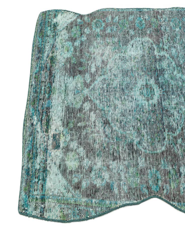 Detail image of 2' 10 x 4' 9  Hand Knotted Ultra Vintage Persian Wool Rug