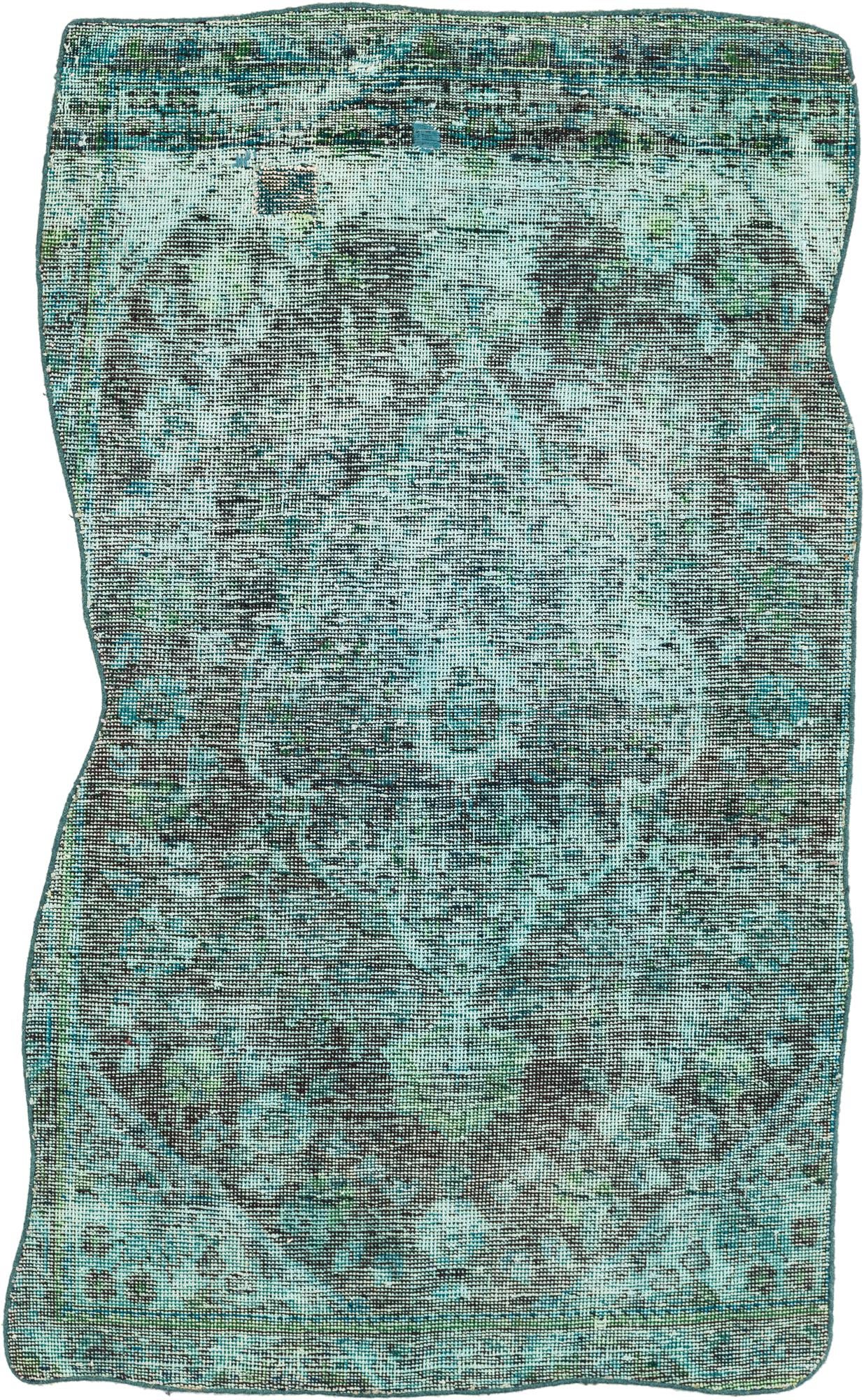 2' 10 x 4' 9 Hand Knotted Ultra Vintage Persian Wool Rug