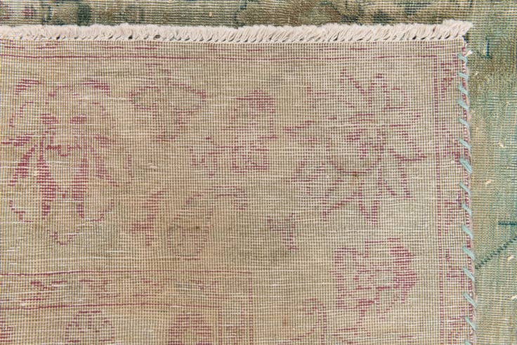 Detail image of 4' 6 x 7' 8 Hand Knotted Ultra Vintage Persian Wool Rug