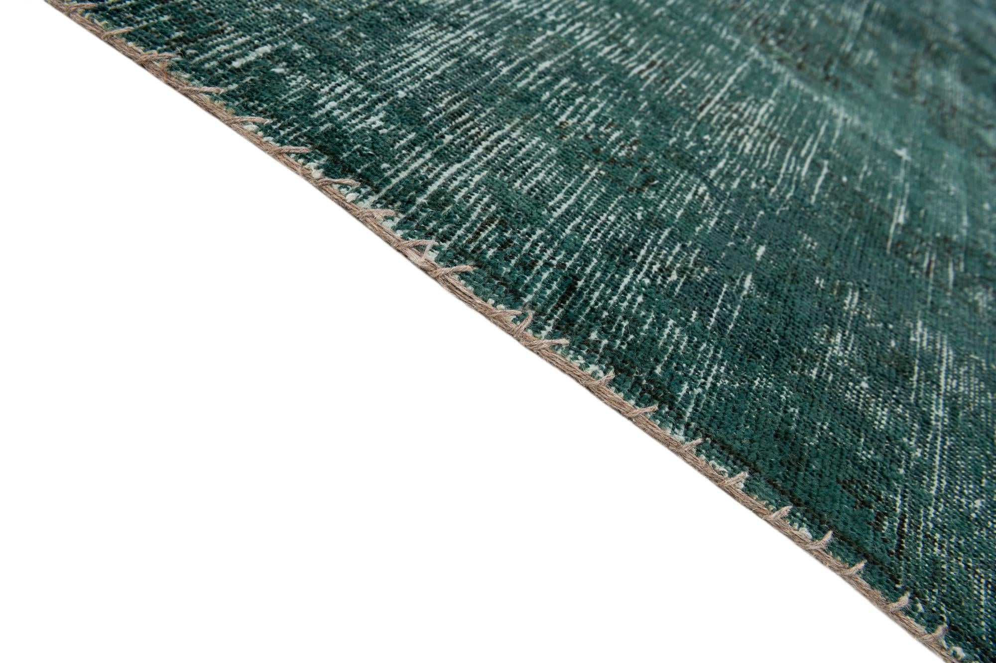 6' 6 x 9' 2 Hand Knotted Ultra Vintage Persian Wool Rug