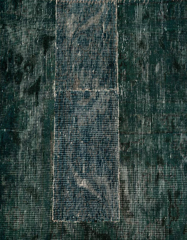 Detail image of 6' 6 x 9' 2  Hand Knotted Ultra Vintage Persian Wool Rug