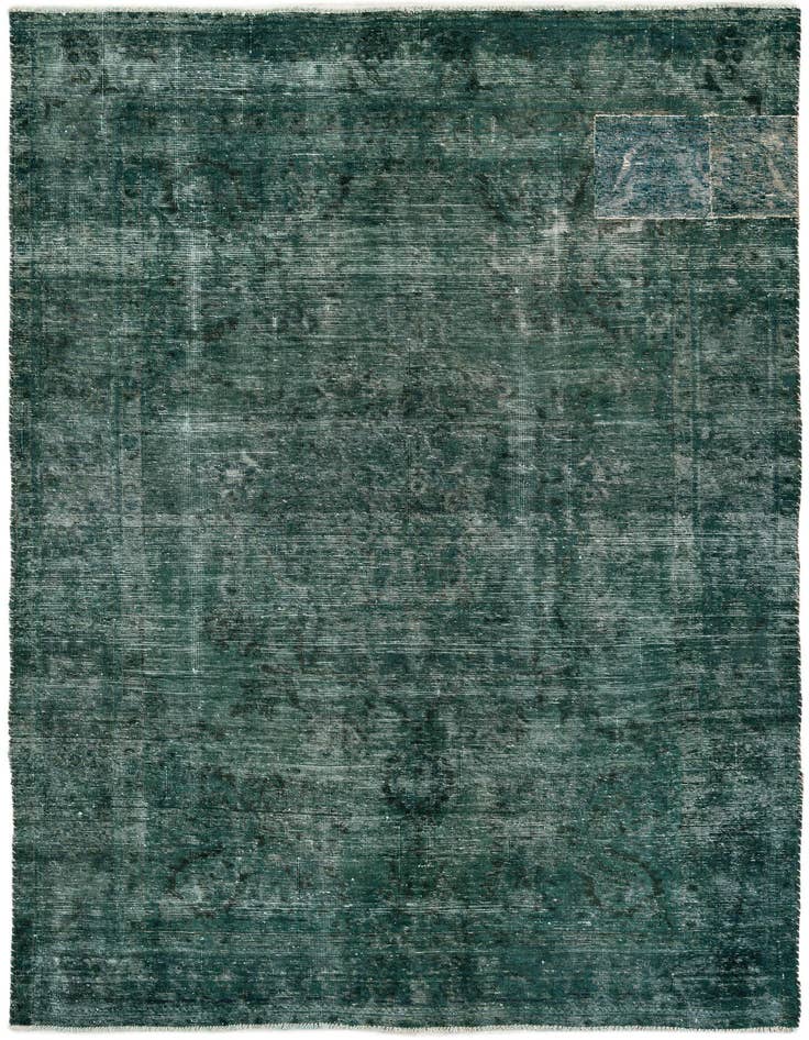Detail image of 6' 6 x 9' 2 Hand Knotted Ultra Vintage Persian Wool Rug