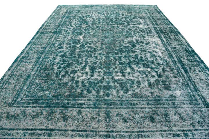 9' 5 x 12' 4 Hand Knotted Ultra Vintage Persian Wool Rug
