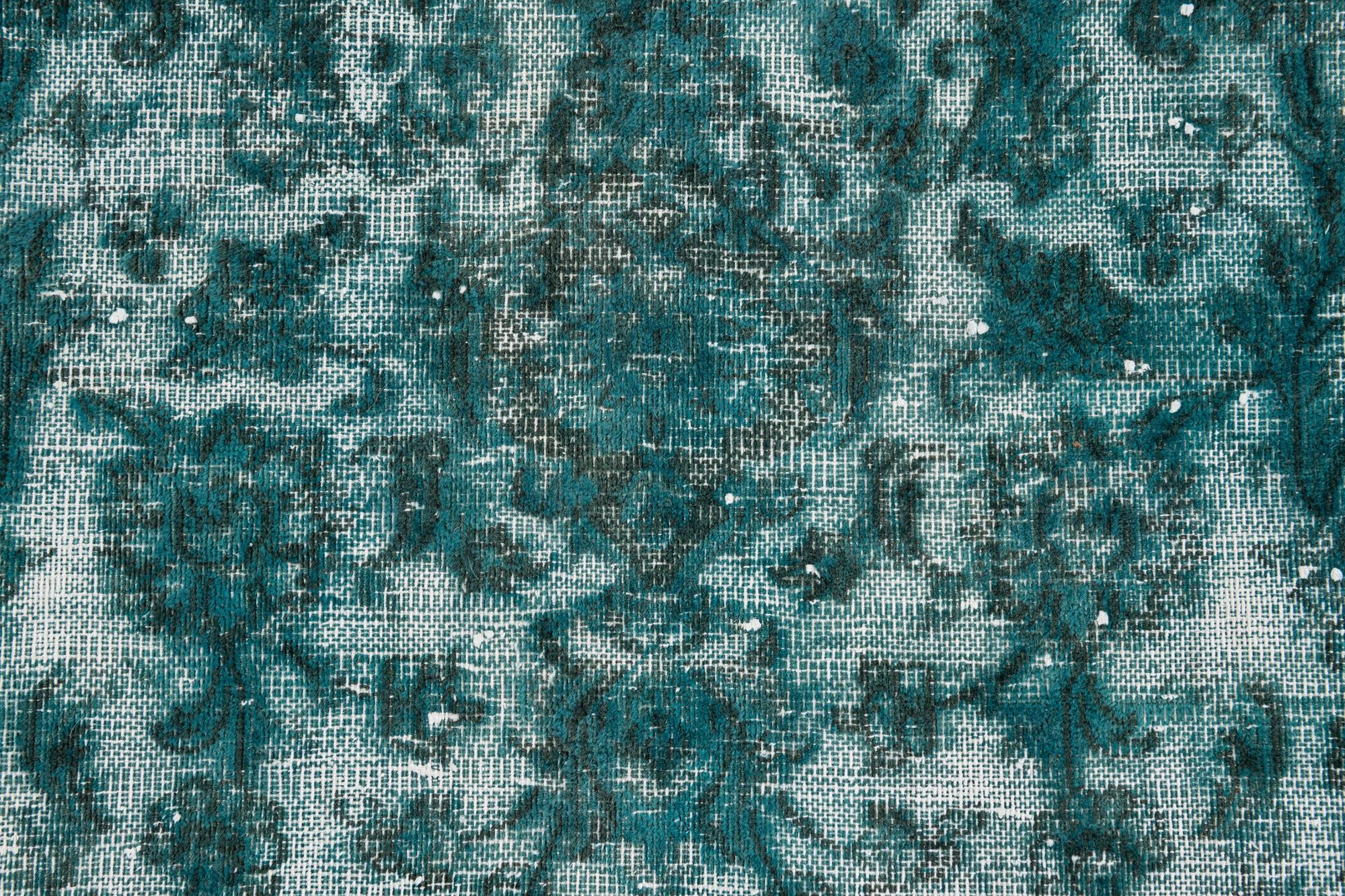 9' 5 x 12' 4 Hand Knotted Ultra Vintage Persian Wool Rug