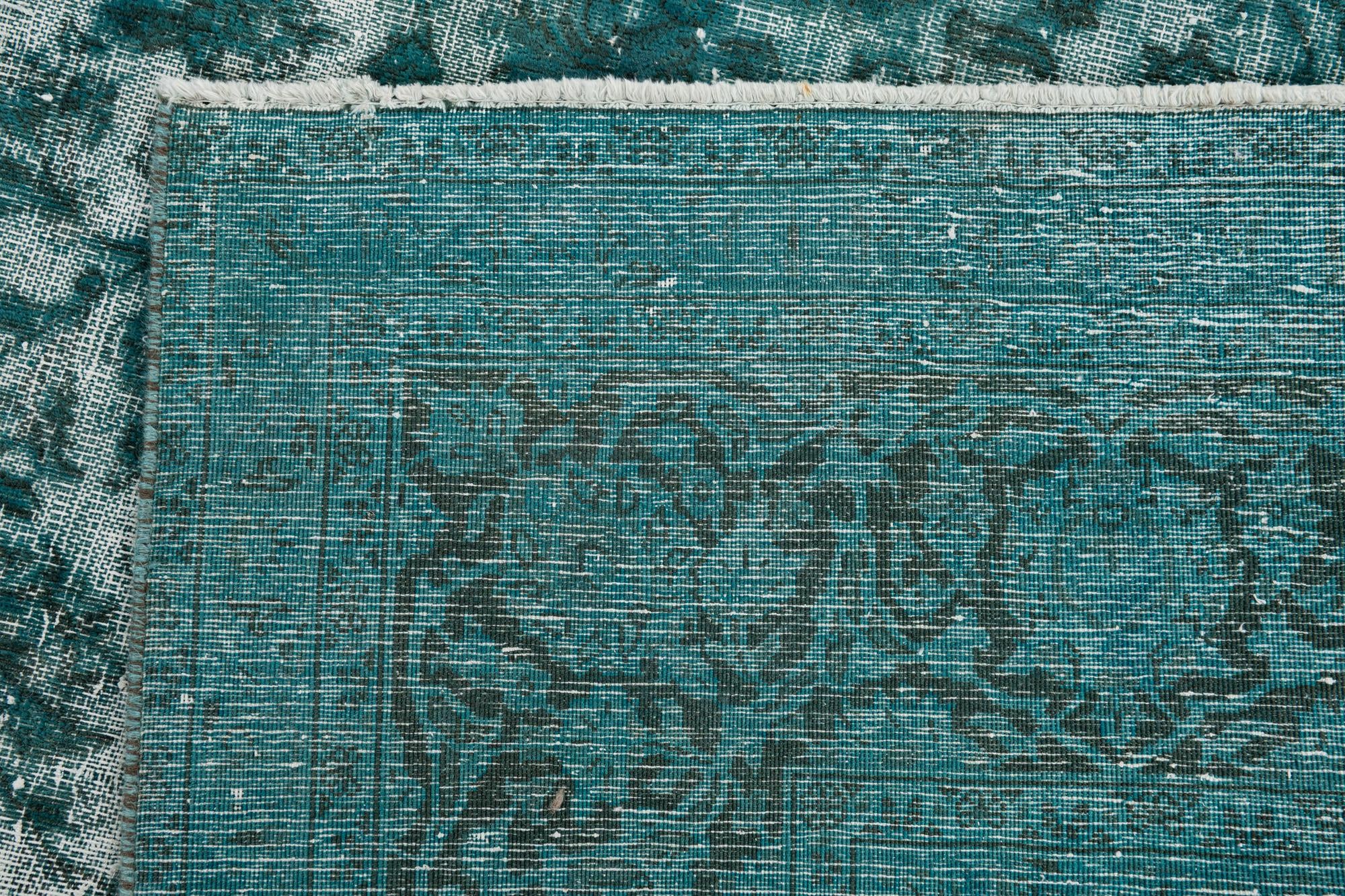 9' 5 x 12' 4 Hand Knotted Ultra Vintage Persian Wool Rug