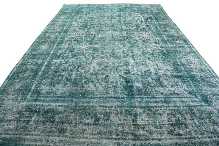 Detail image of 9' 1 x 13' 3 Hand Knotted Ultra Vintage Persian Wool Rug