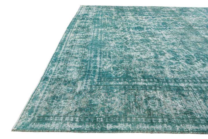 9' 1 x 13' 3 Hand Knotted Ultra Vintage Persian Wool Rug