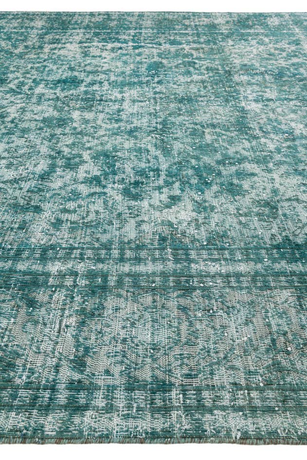 Detail image of 9' 1 x 13' 3 Hand Knotted Ultra Vintage Persian Wool Rug