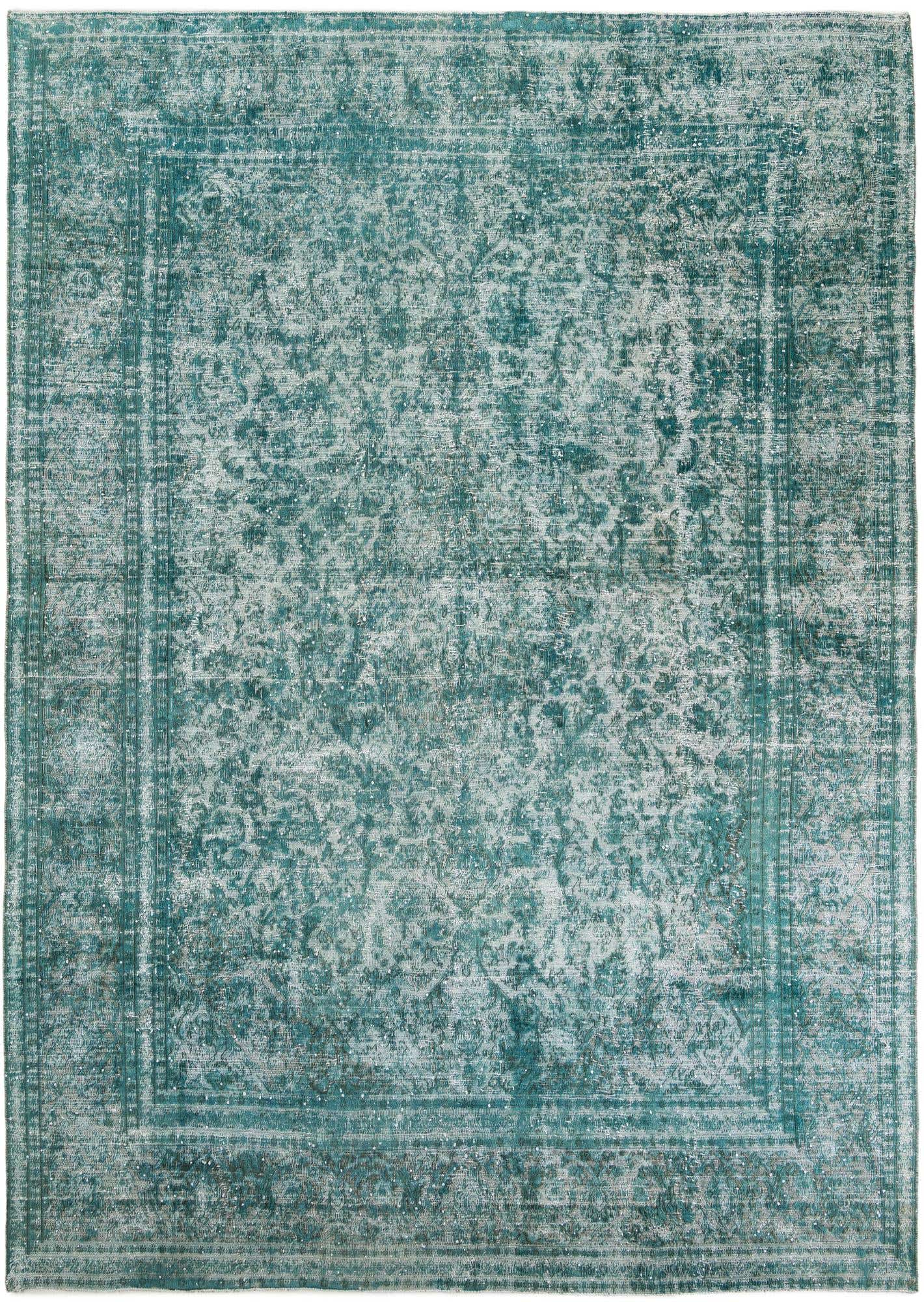 9' 1 x 13' 3 Hand Knotted Ultra Vintage Persian Wool Rug