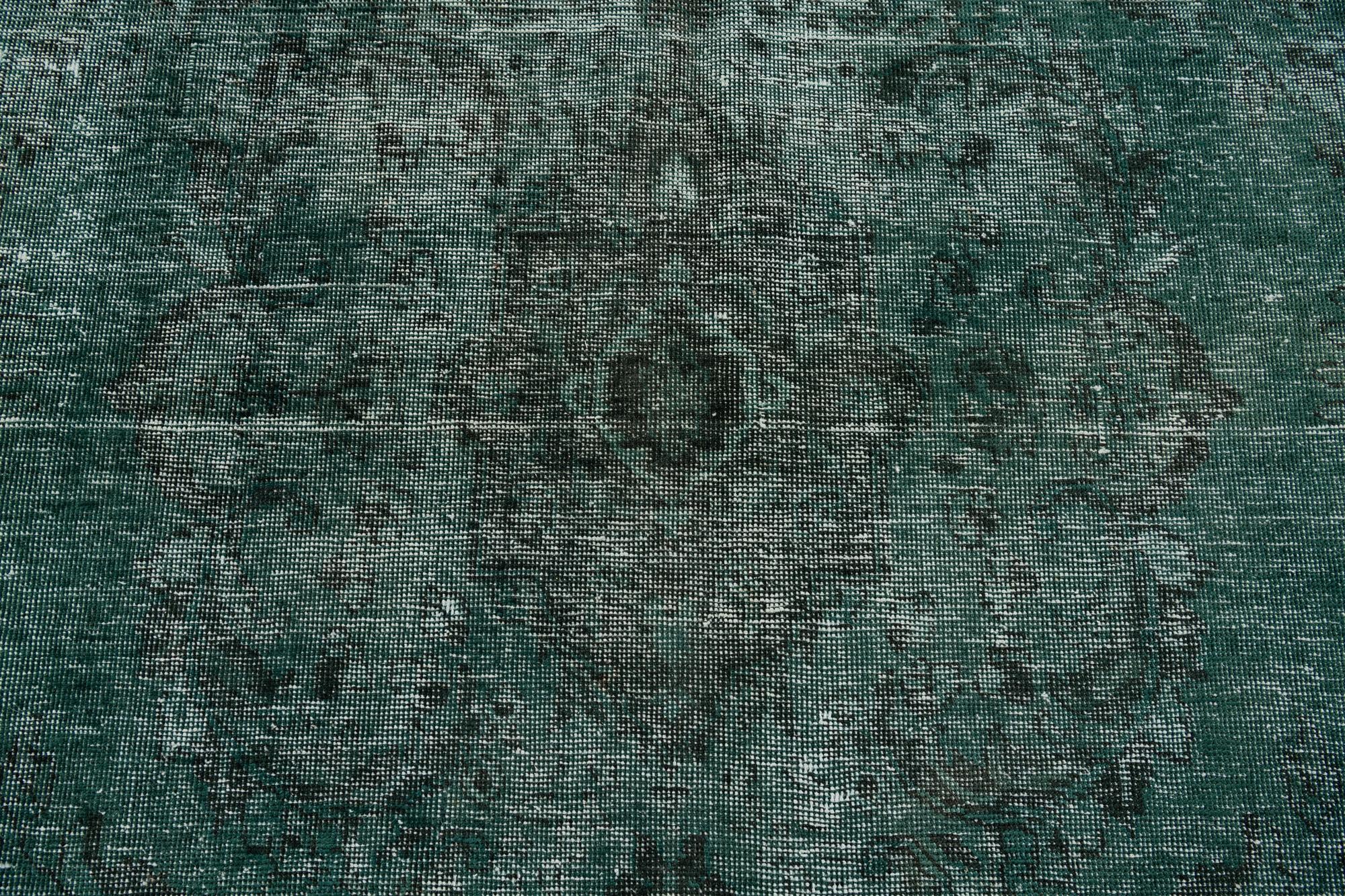 195cm x 300cm Hand Knotted Ultra Vintage Persian Wool Rug