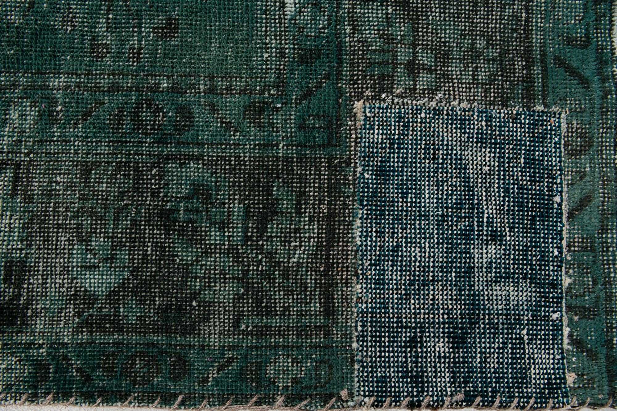 195cm x 300cm Hand Knotted Ultra Vintage Persian Wool Rug
