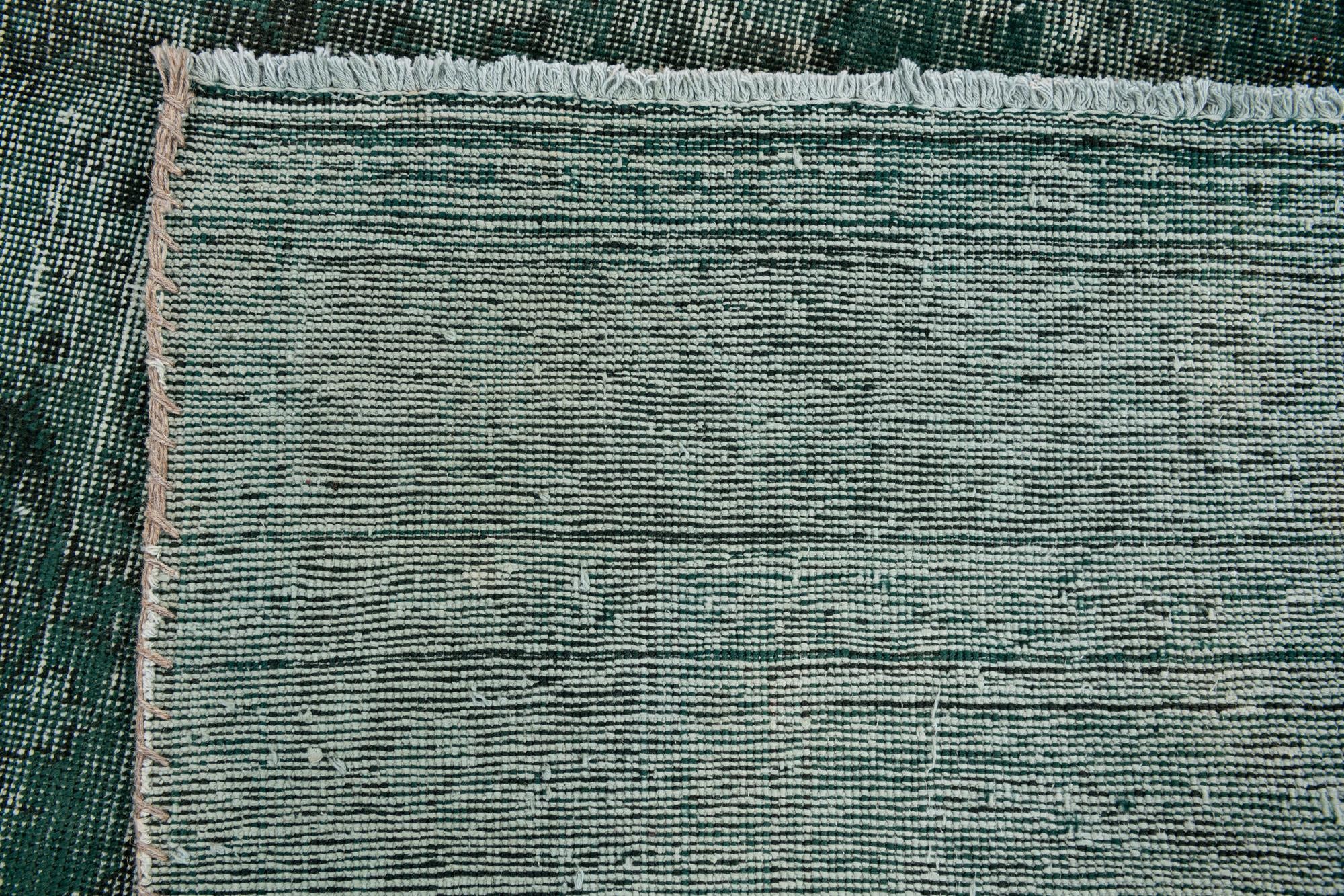 195cm x 300cm Hand Knotted Ultra Vintage Persian Wool Rug