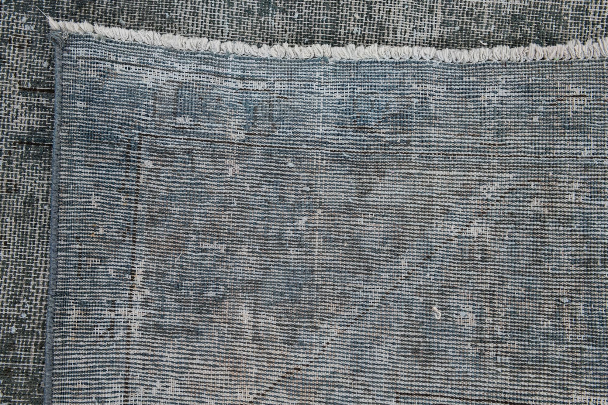 8' 7 x 13' 2 Hand Knotted Ultra Vintage Persian Wool Rug