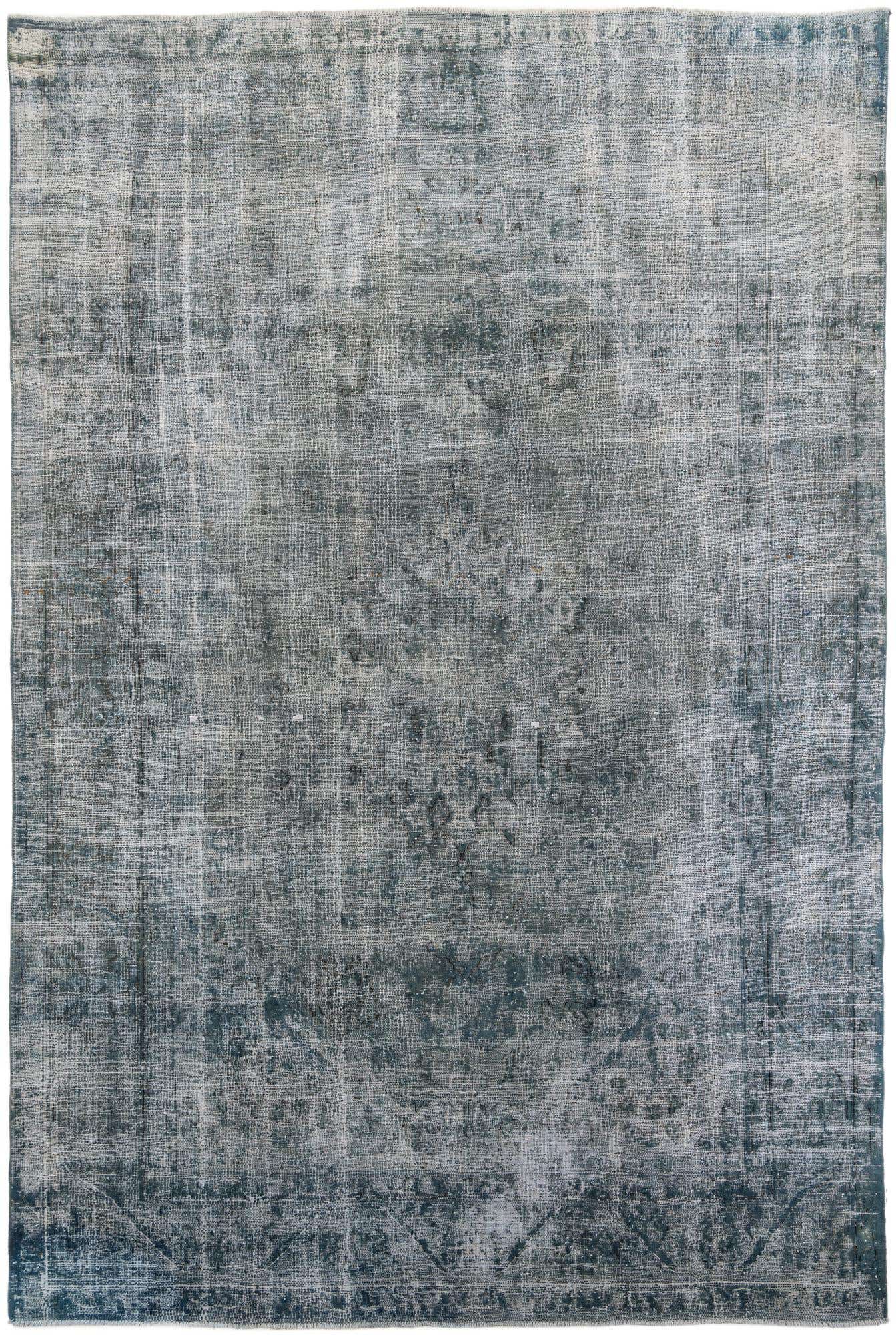 8' 7 x 13' 2 Hand Knotted Ultra Vintage Persian Wool Rug