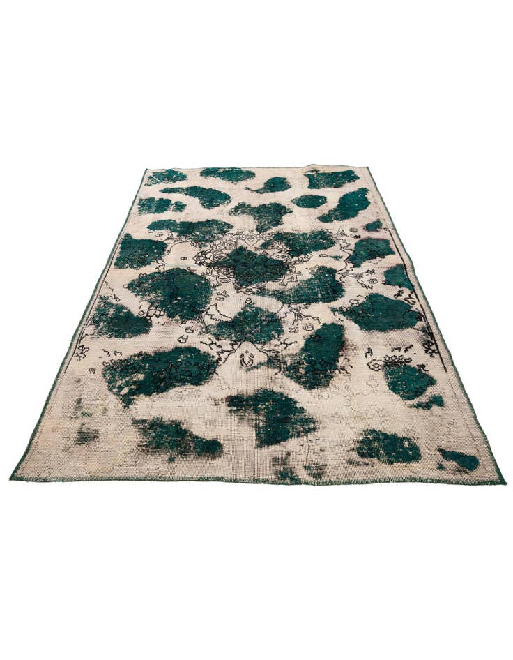 Detail image of 4' 8 x 6' 10 Hand Knotted Ultra Vintage Persian Wool Rug