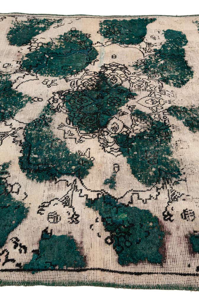 4' 8 x 6' 10 Hand Knotted Ultra Vintage Persian Wool Rug