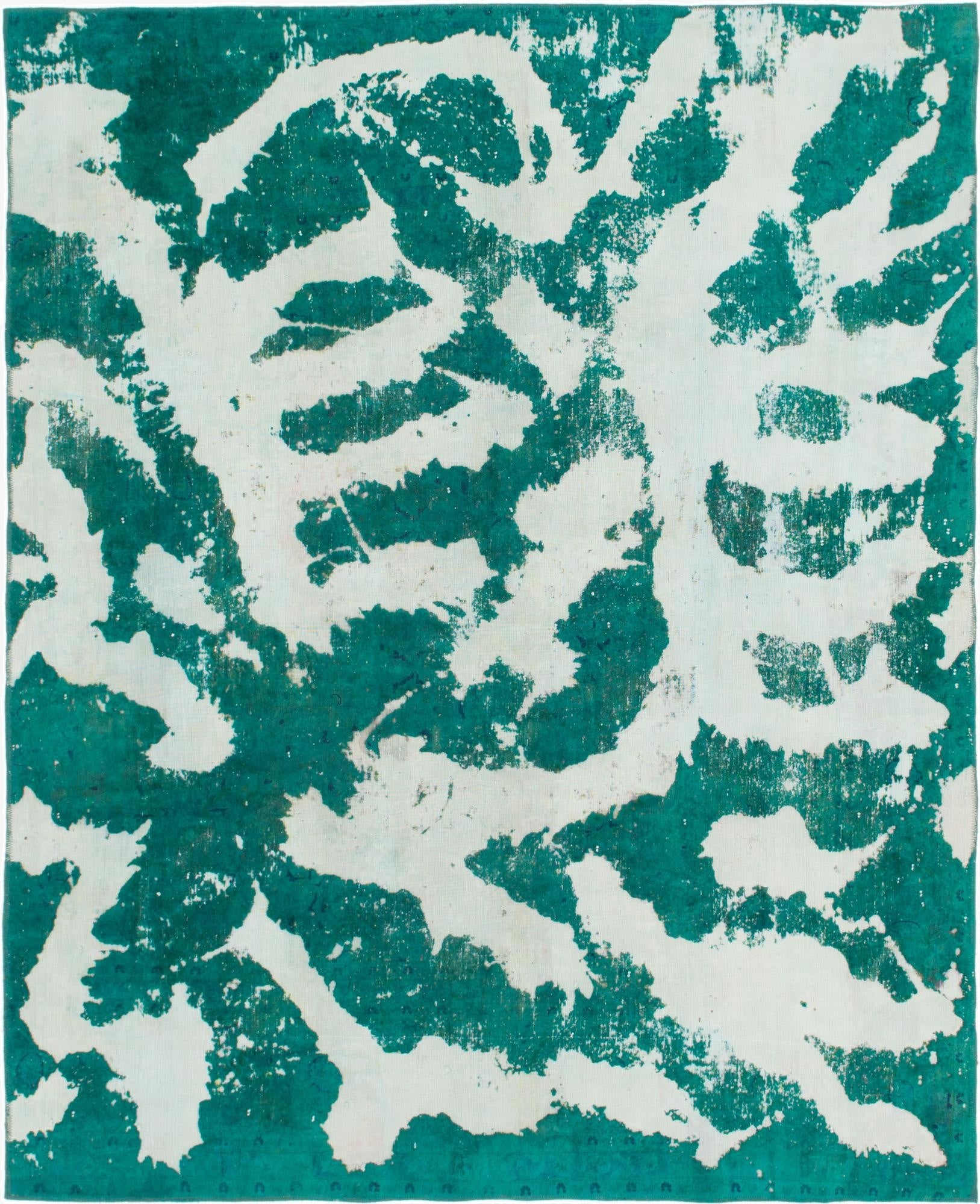 7' 5 x 9' 3  Hand Knotted Ultra Vintage Persian Wool Rug